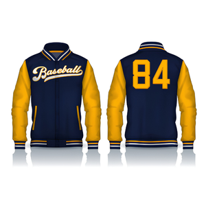 Veste universitaire d'été personnalisée pour homme en laine avec fermeture éclair, uniforme d'équipe personnalisé, fabricant OEM en gros sous marque privée - Product Image 3