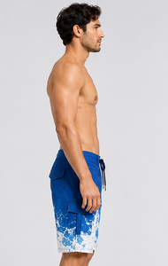 Shorts de bain pour hommes à succès – Vente en gros OEM, impression personnalisée, séchage rapide, légers et respirants pour la plage et le surf - Product Image 2