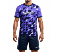 Personaliza tus Propias Camisetas de Fútbol Clásicas con Impresión Digital, Conjuntos de Camisetas de Fútbol Vintage de Alta Calidad para Adultos en Azul, Rojo y Blanco, Transpirables