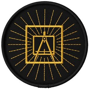 Patch brodé thermocollant Rond Oeil Tout-Voyant Maçonnique, Insigne Maçonnique Brodé pour Vêtements et Vestes, Applique Personnalisée - Product Image 5