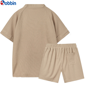 Conjunto de chándal unisex cómodo y transpirable estilo urbano para hombre, camiseta oversize y pantalón corto, novedad frontal - Product Image 6