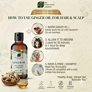 Ginger Root <b>Essential</b> <b>Oil</b> Steam Distilled Botanical Ingredient for Cosmetic Formulations Soap Making Fragrance and Bulk Supply - Product Image 2