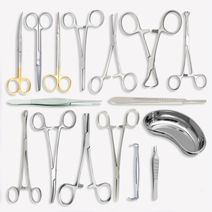 Kit de Instrumentos Quirúrgicos Profesionales de Acero Inoxidable, Juego de Herramientas Médicas Duraderas para Procedimientos de Quirófano - Product Image 1