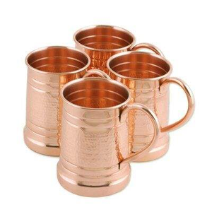 Nouvelle conception en métal pour tasse à mule, tasse en cuivre avec motif floral et poignée, idéale pour les fêtes - Product Image 1