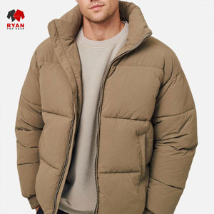 แจ็คเก็ตพัฟเฟอร์ดีไซน์สั่งทำพิเศษสำหรับผู้ชาย ยี่ห้อ Ryan Pro Gear พร้อมโลโก้สั่งทำพิเศษ ดีไซน์ ODM เสื้อผ้าลำลอง - Product Image 2