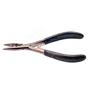 Pince à cheveux à deux trous en or rose GEMSTONE ENTERPRISES |   Outil de fermeture pour extensions de cheveux à micro-anneaux |   Pince à sertir en acier inoxydable - Product Image 2