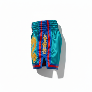 Conjunto de 4 Piezas de Jersey y Pantalones Cortos de Muay Thai para Hombre, para Artes Marciales Mixtas, Gimnasio, Entrenamiento, 100% Poliéster, Corte Ajustado - Product Image 2