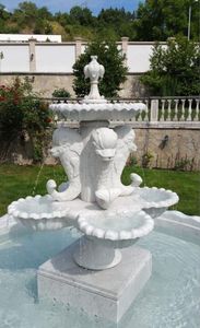 Fuente de Interior y Exterior de Mármol Natural Tallada a Mano, Diseño Moderno, Duradera, Resistente al Fuego, Ecológica, Fácil de Instalar - Product Image 3