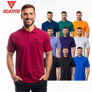 Camiseta de Golf de Jersey Sólido con Logotipo Personalizado de Alta Calidad Directamente de Fábrica, de Secado Rápido, Poliéster/Algodón con Bolsillo - Product Image 1