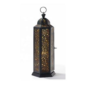 Haute qualité Design fer lanterne bougeoir noël intérieur lanterne salon décoration de la maison fêtes mariage lanterne - Product Image 6