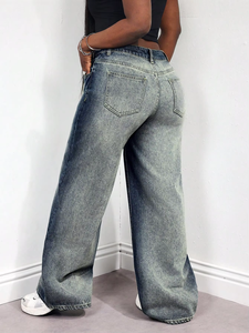 Pantalones Holgados Profesionales para Mujer, Diseñados para un Estilo Casual Avanzado y Eficiencia en el Uso Diario - Product Image 2