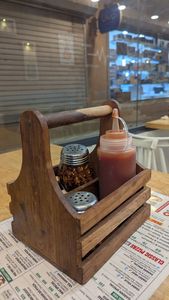 Handmade <b>Wooden</b> <b>Spice</b> & Seasoning Holder <b>Wooden</b> <b>Spice</b> Organizer Rectangular Double Tier Handmade Standing Kitchen Storage - Product Image 6