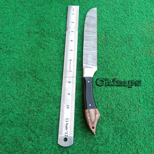 Professional 8 Inch Ultra Sharp Damascus Steel Blade <b>Bread</b> <b>Knife</b> Kitchen <b>Knife</b> Chef Serrated <b>Knife</b> With Wooden Handle - Product Image 4