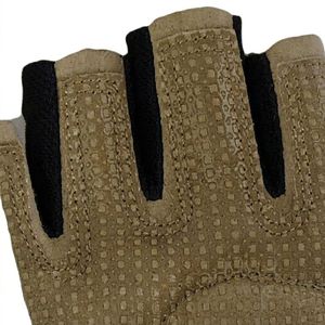 Gants de musculation à demi-doigts en PU, antidérapants, avec sangle de poignet réglable, unisexes, pour activités de plein air - Product Image 3