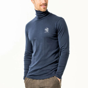 Stylish Minimal Design Warm Collar Pullover Full Sleeve Casual Clothing for <b>Men</b> <b>Turtle</b> <b>Neck</b> Shirt - Product Image 2