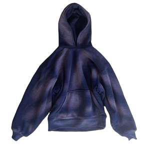 Premium Quality Hot Selling <b>Men's</b> Acid Wash Hoodie Long Sleeve Oversized Hip Hop Style Print Low Price Winter OEM Hoodie - Product Image 4