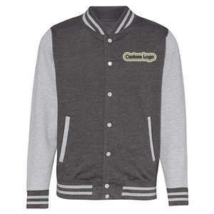 Chaqueta Varsity Premium de Invierno para Hombre, Cuello Alto, Parches Bordados Personalizados, Logotipo Frontal, Chaqueta Casual de Alta Calidad OEM - Product Image 5