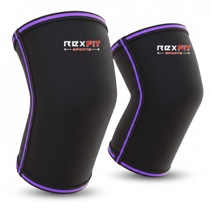 Attelle de coude en néoprène Rexfit Sport Premium 5 mm pour la musculation, le développé couché et la protection des articulations - Product Image 1