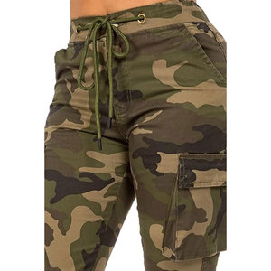 Knitted Drawstring Waist <b>Ankle</b>-Length Jogger Pants Casual Fit Regular Mid Waist Breathable Spandex Cotton Blend - Product Image 4