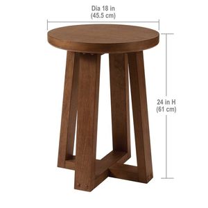 โต๊ะกลมเอซรา รุ่นวอลนัทสำหรับห้องนั่งเล่น - Product Image 6