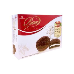 Chocolat en gros enrobé de guimauves 336g, boîte/sachet, BON COCOA, biscuit moelleux fourré à la crème, Vietnam OEM QS Direct - Product Image 6