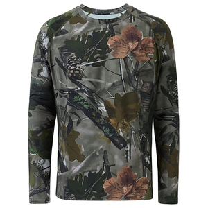 Camisa Táctica de Camuflaje de Manga Larga, Reversible, Impermeable, Estampada, Unisex, Transpirable, de Secado Rápido, con Panel de Malla, para Entrenamiento al Aire Libre - Product Image 1