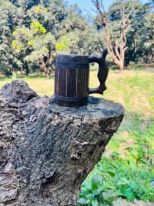 Taza de Madera 100% Natural y Ecológica con Inserto de Vidrio Pulido, Capacidad de 500 ml, Estilo Romántico, Caja de Regalo, Artesanía Natural, al Mejor Precio - Product Image 4