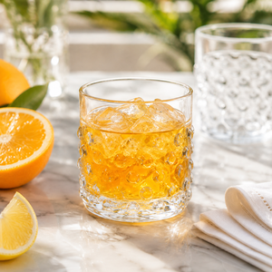 Verre à whisky/eau/jus en borosilicate fait main avec logo personnalisé, 320 ml, pour cadeaux d'entreprise et kits de bienvenue promotionnels - Product Image 5