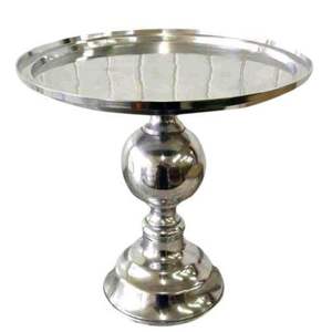Wholesale Heavy Duty Stainless Steel Wedding <b>Cake</b> <b>Stand</b> - Anti-Rust Silver Dessert Pedestal - Versatile Food Display Riser - Product Image 2