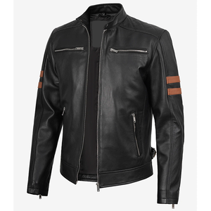 2026 OEM Top Trending Genuine Black Cowhide Leather <b>Jacket</b> For Men's High Quality Low MOQ <b>Plus</b>-<b>Size</b> Winter Fashion Heated <b>Jacket</b> - Product Image 4