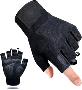 Guantes de entrenamiento para hombres y mujeres, guantes para levantamiento de pesas, ciclismo, gimnasio, entrenamiento, transpirables y de ajuste cómodo - Product Image 1