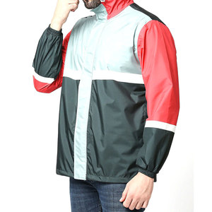 Custom Waterproof Rain <b>Jacket</b> <b>Lightweight</b> Hooded Outdoor Wind Resistant Breathable Protective Coat - Product Image 3