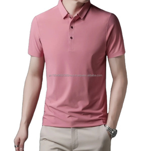 Camisas Polo Casuales de Lino en Oferta, Cuello en Contraste de Lujo, Manga Larga, Diseño con Botones, Estampado Cómodo, Ropa de Golf Diaria - Product Image 5