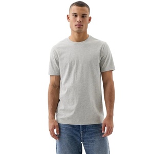 Camiseta Henley de Cuello en V para Hombre, Manga Corta, Corte Ajustado, 100% Algodón Tejido, Transpirable, Color Sólido Blanco - Product Image 1