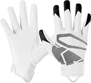 Gants de football américain 2026 de haute qualité pour receveur, légers, respirants, flexibles, à doigts complets, avec protection sublimée de la paume - Product Image 6