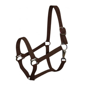 Licol de cheval en nylon PP de qualité supérieure, style western, réglable, toutes couleurs, équipement d'équitation durable avec accents en cuir - Product Image 2