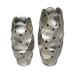 Jarrón de flores alto de lujo para decoración de entrada de hotel, jarrón de flores moderno para decoración del hogar de estilo escandinavo. - Product Image 5