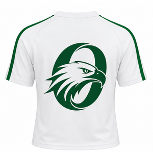 Jupe plissée verte de cheerleading, uniforme de cheerleading, jupe-short avec rayures noires et blanches, tenue de performance d'équipe - Product Image 6