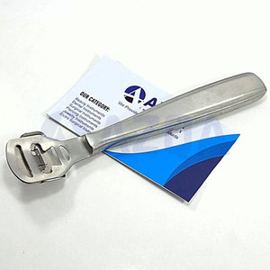 Herramienta para raspar callos de acero inoxidable con mango ergonómico para eliminar la piel muerta, cuidado de los pies, pedicura y suavizado de talones - Product Image 5