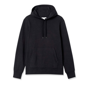 เสื้อฮู้ดดี้ผู้ชายคุณภาพพรีเมียมรุ่นใหม่ล่าสุด ผ้าฝ้ายฟลีซ 100% สไตล์สตรีทแวร์ ดีไซน์คุณภาพสูงสั่งทำพิเศษ สีดำ - Product Image 4