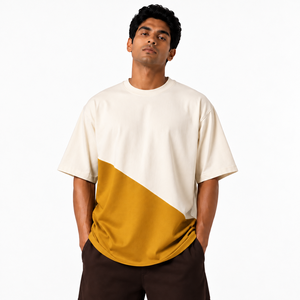 Meilleur T-shirt pour homme - Tissu tissé en polyester/coton écologique, imprimé tie-dye, design vierge, T-shirt personnalisé pour homme, qualité supérieure - Product Image 5