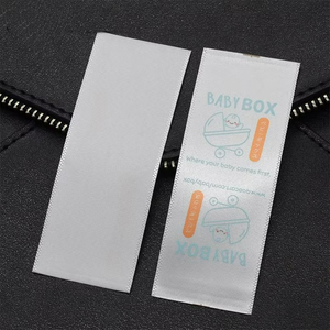 Custom Woven Polyester Garment <b>Labels</b> Embroidered Clothing Tags for T Shirt Apparel Bags <b>Shoes</b> - Product Image 3