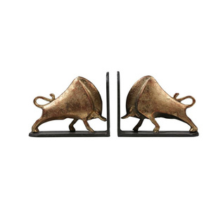 Wholesale Aluminium Bookends Decorative <b>Book</b> <b>Holder</b> | Handmade Metal Bookshelf <b>Stand</b> for Home Decor - Product Image 4