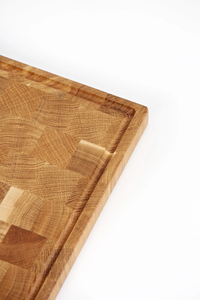 Planche à découper carrée rustique en bois XWOOD, faite à la main, épaisseur 1,5 cm, compatible lave-vaisselle, écologique, plateau de cuisine décoratif, cadeau, individuelle - Product Image 5