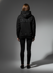 Sudadera con capucha personalizada OEM de 500GSM con estampado puff, de peso pesado, para hombre, oversize, de forro polar, con cremallera, corte holgado, estilo streetwear. - Product Image 3