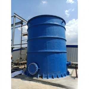 Réservoir de stockage d'eau en verre pressurisé avec revêtement en poudre bleu Techno 3D pour azote liquide, avec contrôle PLC et garantie de 5 ans - Product Image 1
