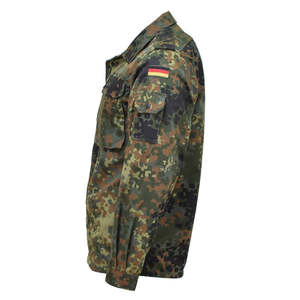 เสื้อเชิ้ตแขนยาวลายพรางแบบเยอรมันสำหรับทุกเพศ ปิดกระดุม ระบายอากาศได้ดี ผลิตจากผ้าโพลีเอสเตอร์ทอแบบริปสต็อป สำหรับใส่เป็นทางการ ABALD - Product Image 4