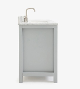 Meuble sous-vasque de salle de bain Hannah 43 pouces à évier décalé à gauche, directement de l'usine, 2 options de finition, fabriqué au Vietnam - Product Image 3