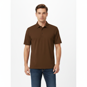 Nueva llegada, camisa de hombre con botones, estilo casual de negocios para oficina, manga corta, camisas tipo polo, camiseta polo. - Product Image 5