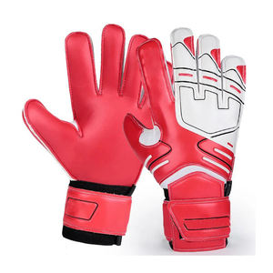 Football Goalkeeper Gloves PU <b>Full</b> Finger Non <b>Slip</b> Breathable Adjustable Wrist Strap Hook Loop Closure Unisex Silicone Printing - Product Image 2